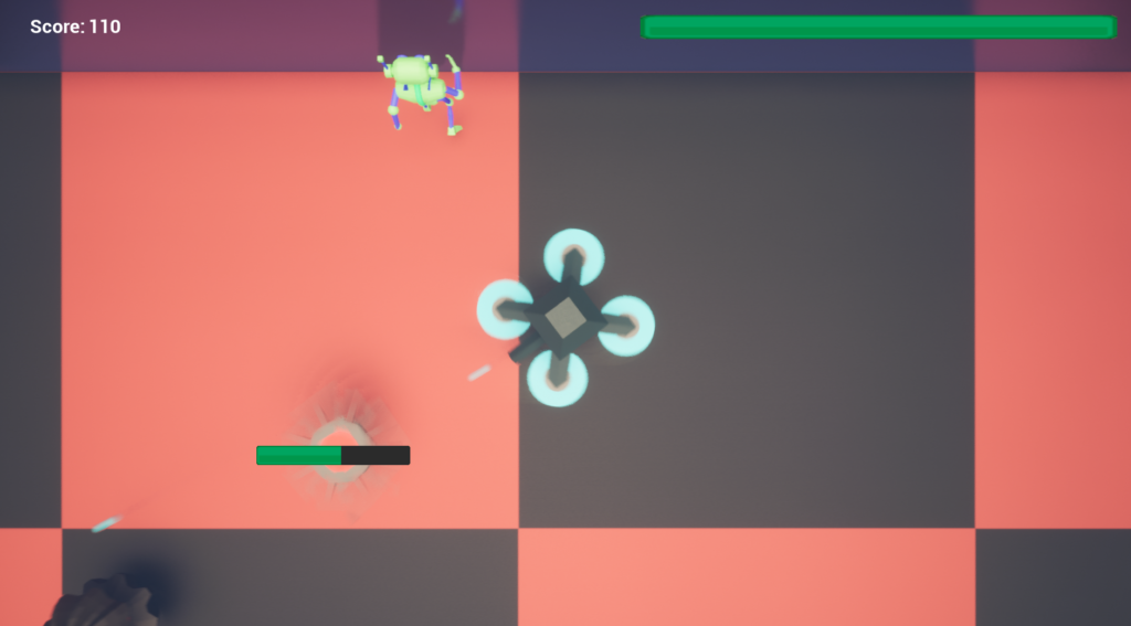 A screenshot of gameplay from Unrealbotron.